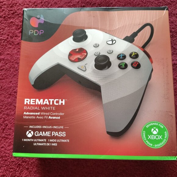 PDP Xbox controller (Rematch Radial White) - Picture 1 of 1